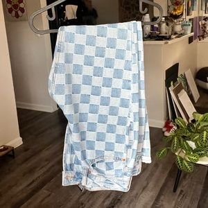 Checkered styled pant